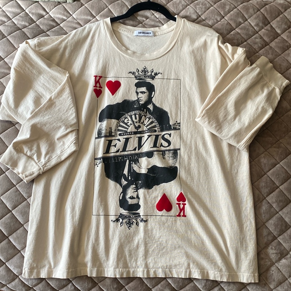 Daydreamer long sleeve Elvis top XL